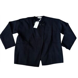 Grace Karin Black Sweater jacket Sz L NWT